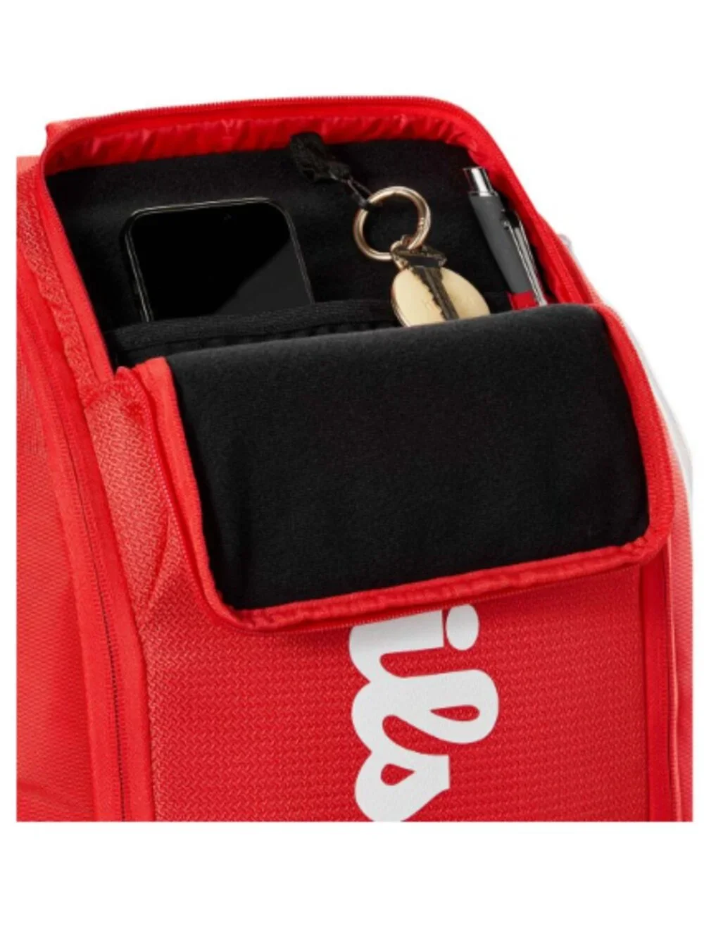 WILSON 2025 Super Tour Red Tennis Racket Bag